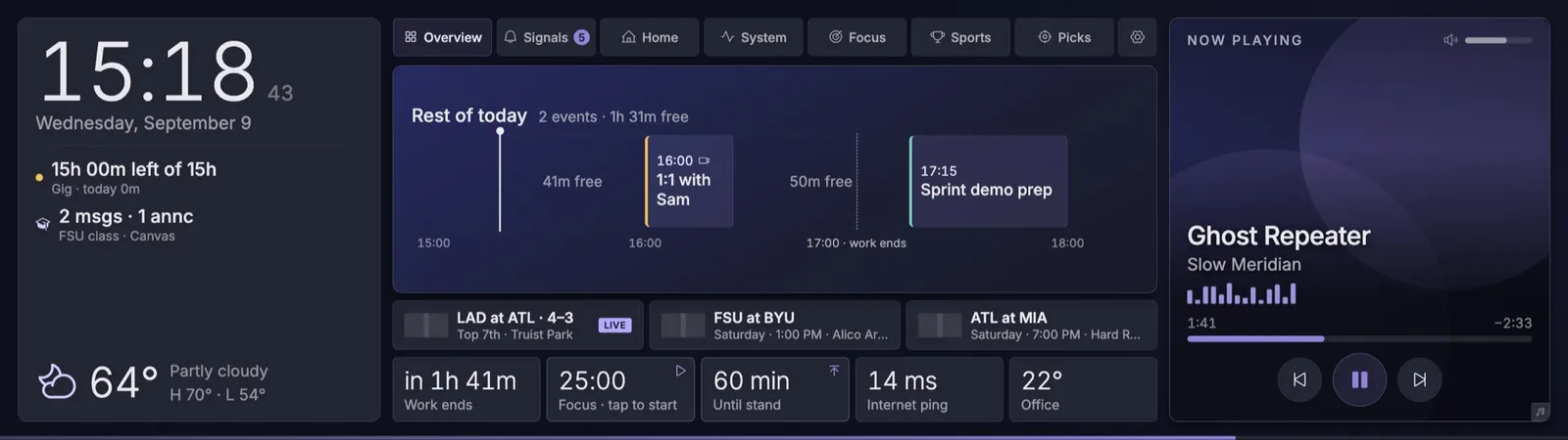 Xeneon Edge HUD