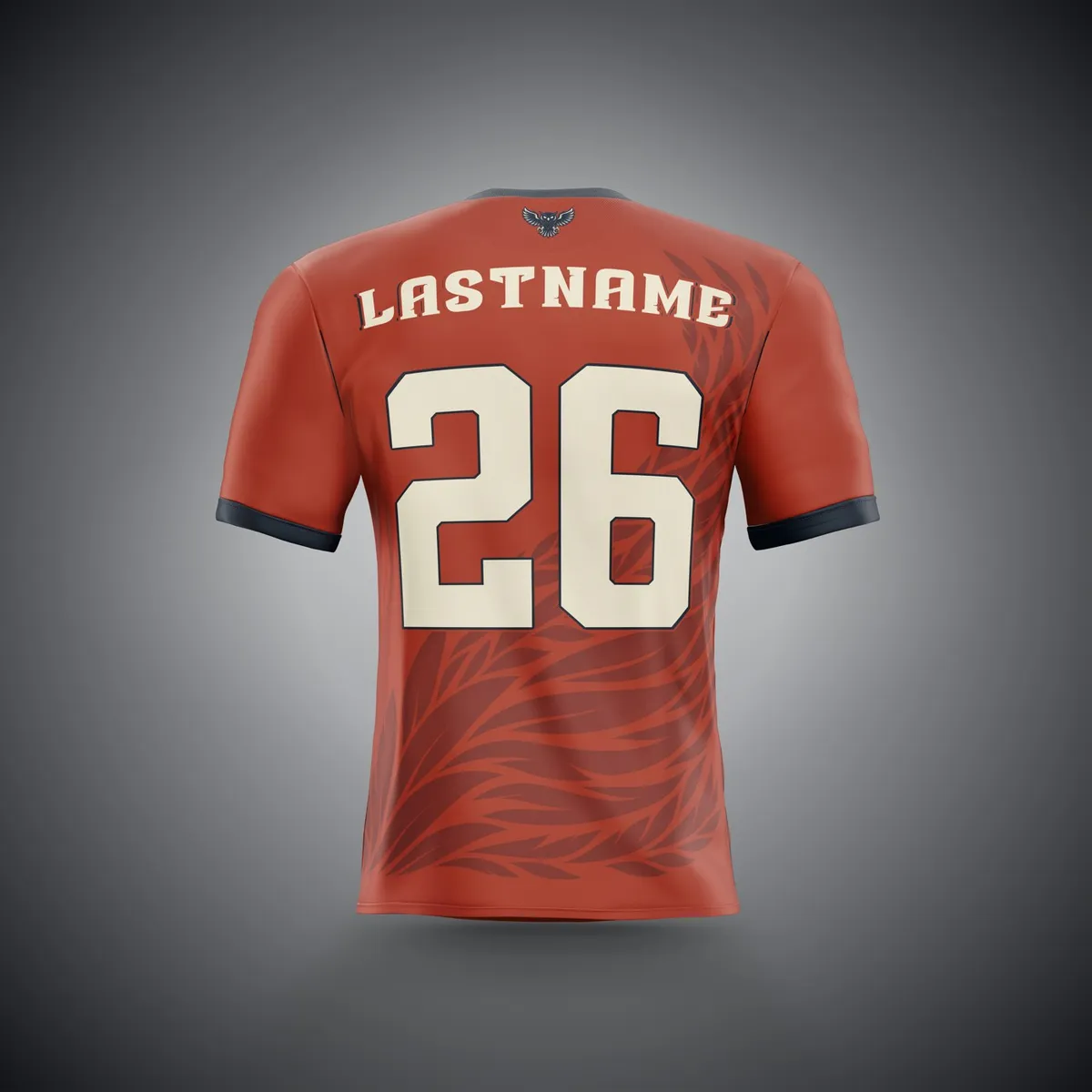 2026 jersey back, ember colorway.