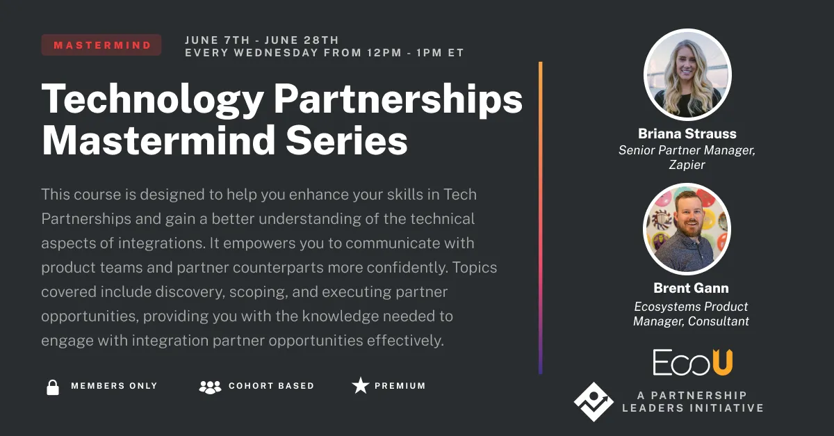 Technology Partnerships Mastermind Series